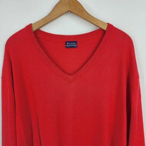 Columbia Men's PFG Dockside V-Neck Cashmere Blend Long Sleeve Sweater‎ Size XXL - Picture 5 of 10